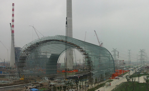 邳州發(fā)電廠球形網(wǎng)架